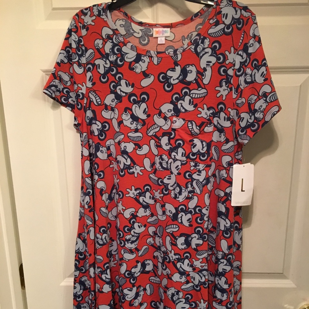Lularoe Carly: Disney Classic Mickie L